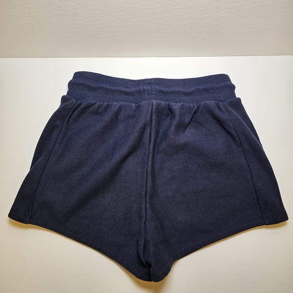 👍Champion navy blue knit sweat shorts in size S US - Picture 3 of 7
